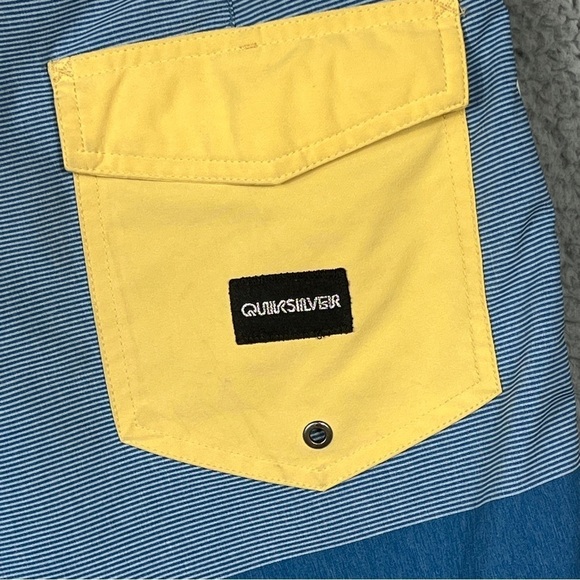 Quicksilver High Line Board Shorts Mens 33 **FLAW - Picture 4 of 11